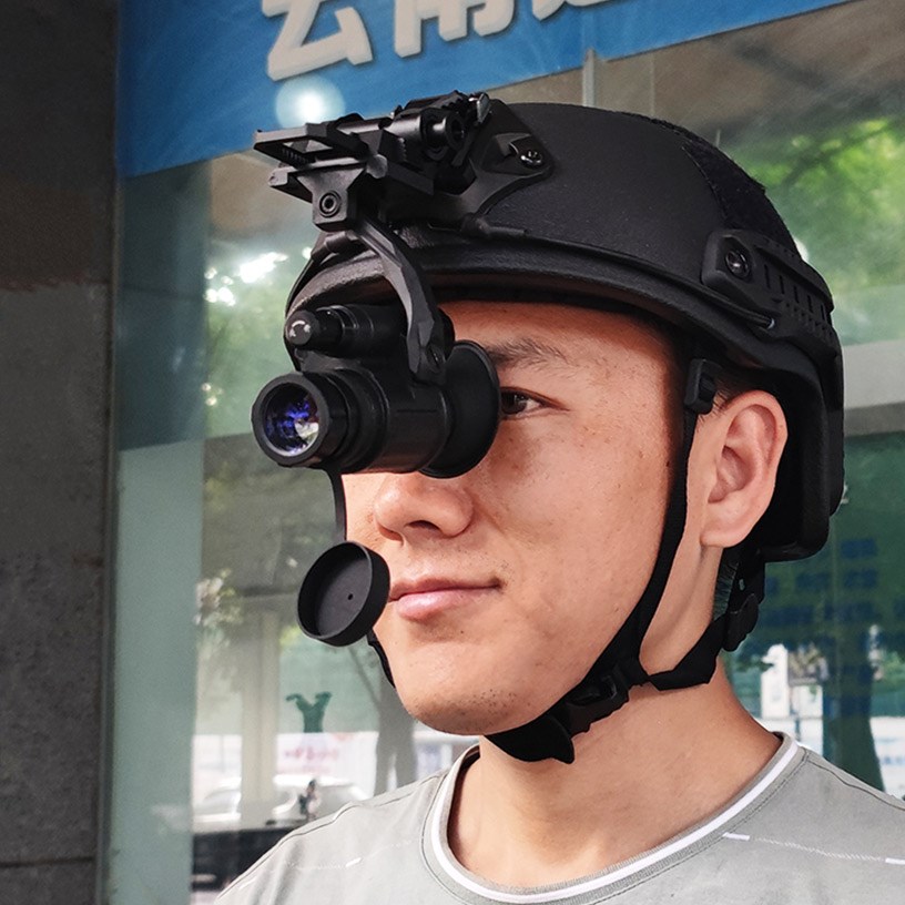 战术级单筒头盔夜视仪，手持夜视镜，PVS14M型，昆明正品